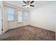 Spacious bedroom with carpet, ceiling fan, and door to patio at 459 Windmill Palm Cir, Altamonte Springs, FL 32701