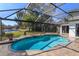 Spacious pool and patio with lake view at 812 Edgeforest Ter, Sanford, FL 32771