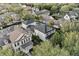 Aerial view of neighborhood homes and lush trees at 11413 Camden Park Dr, Windermere, FL 34786