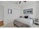 Cozy bedroom featuring natural light, a double closet, and stylish decor at 11413 Camden Park Dr, Windermere, FL 34786
