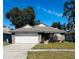 One-story home with a white garage door and well-maintained lawn at 1216 Windward Dr, Apopka, FL 32703