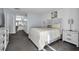 Bright bedroom with a queen-size bed and ensuite bathroom at 2622 Lemon Tree Ln # K, Orlando, FL 32839