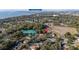 Aerial view showcasing the community pool and proximity to Lake Apopka at 3442 Starbird Dr, Ocoee, FL 34761