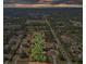 Aerial view of a wooded lot surrounded by homes at 4320 Bancroft Blvd, Orlando, FL 32833