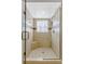 Bathroom features a glass enclosed shower with tile and neutral decor at 4818 Breezy Palms Ct, Windermere, FL 34786