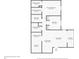 Condo floor plan featuring 2 bedrooms, kitchen, and balcony at 951 Courtyard Ln # 22, Orlando, FL 32825