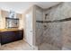 Spa-like bathroom with a large walk-in shower and double vanity at 110 Becket Ln, Lake Mary, FL 32746