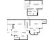 Two-story floor plan with 2 bedrooms and 3 baths at 110 Becket Ln, Lake Mary, FL 32746