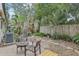 Private backyard with patio and lush greenery at 1120 Portland Ave # 4, Orlando, FL 32803