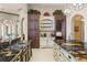 Beautiful kitchen with custom cabinets, granite countertops and stainless steel appliances at 11900 Lake Butler Blvd, Windermere, FL 34786