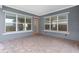 Covered patio with brick pavers and exterior access at 13415 Laxness St, Orlando, FL 32827