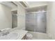 Clean bathroom with shower/tub combo and vanity at 1423 Grand Cayman Cir, Winter Haven, FL 33884