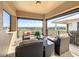 Relaxing screened porch overlooking a golf course at 16324 Vetta Dr, Montverde, FL 34756