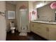 Elegant bathroom with double sinks, granite countertop, and shower at 3208 Oyster Ln, Kissimmee, FL 34747