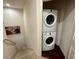 Stackable washer and dryer in a closet at 3208 Oyster Ln, Kissimmee, FL 34747