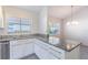 Modern kitchen with stainless steel appliances and granite countertops at 3667 Kingswood Ct, Clermont, FL 34711