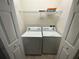 Convenient laundry closet with washer and dryer at 840 Las Fuentes Dr, Kissimmee, FL 34746