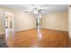 Hardwood floors and open concept living space at 847 Lake Charm Dr, Oviedo, FL 32765