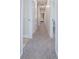 Bright hallway with carpet and doors to bedrooms at 10483 Kristen Park Dr, Orlando, FL 32832