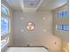 High ceiling with skylights and elegant light fixture at 10483 Kristen Park Dr, Orlando, FL 32832