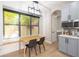 Kitchen breakfast nook with window seat and built-in bench at 10483 Kristen Park Dr, Orlando, FL 32832