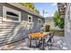 Outdoor patio with dining table and chairs at 1098 S Oleander St, Longwood, FL 32750