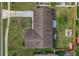Top down view of a single Gathering home with a large backyard at 1203 Marlowe Ave, Orlando, FL 32809