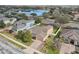 Aerial view of single-Gathering home near lake in quiet neighborhood at 13633 Glynshel Dr, Winter Garden, FL 34787