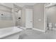 Elegant bathroom with freestanding tub and separate shower at 16672 Broadwater Ave, Winter Garden, FL 34787