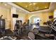 Modern fitness center with a variety of equipment for residents at 263 Minorca Beach Way # 301, New Smyrna Beach, FL 32169