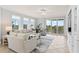 Spacious living room with large windows and balcony access at 263 Minorca Beach Way # 301, New Smyrna Beach, FL 32169