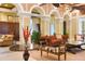 Elegant lobby with comfortable seating and decorative accents at 263 Minorca Beach Way # 301, New Smyrna Beach, FL 32169