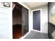 Private balcony with sliding glass doors and exterior door at 3700 Idlebrook Cir # 208, Casselberry, FL 32707