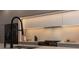 Contemporary kitchen with a stylish sink and faucet at 526 First Cape Coral Dr, Winter Garden, FL 34787