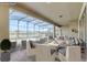 Covered patio with lake view and comfortable seating at 8833 Corcovado Dr, Kissimmee, FL 34747