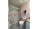 Clean bathroom with shower and toilet at 89 Crooked Pine Rd, Port Orange, FL 32128
