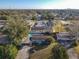 Aerial view of home, pool, and surrounding neighborhood at 911 Shady Park Ter, Daytona Beach, FL 32117