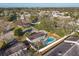 Aerial view of home with pool and neighborhood at 911 Shady Park Ter, Daytona Beach, FL 32117