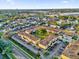 Aerial view of apartment complex featuring a pool and a central courtyard at 1000 Lake Of The Woods Blvd # 203E, Casselberry, FL 32730