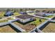 Aerial shot of a backyard with a white vinyl fence surrounding the property at 1317 Conch Key Ln, Davenport, FL 33837