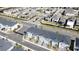 Aerial view of townhouses in River's Edge community at 1389 Captiva Cv # 20, Sanford, FL 32771