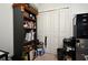 Home office with built-in shelving and mini-fridge at 1389 Captiva Cv # 20, Sanford, FL 32771