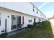 Private patio with seating area and small lawn at 1389 Captiva Cv # 20, Sanford, FL 32771