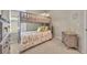 Bedroom featuring a bunk bed, a dresser, and tasteful decor creating a cozy and functional living space at 1511 Goblet Cove St, Kissimmee, FL 34746