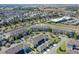 Aerial view of townhouses in a community with nearby amenities at 15508 Blackbead St, Winter Garden, FL 34787
