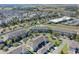 Aerial view of townhouses near community amenities at 15508 Blackbead St, Winter Garden, FL 34787