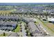 Aerial view of townhouses with playground and community amenities at 15508 Blackbead St, Winter Garden, FL 34787