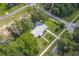 House nestled amongst trees, viewed from above at 2311 Sw 3Rd St, Ocala, FL 34471