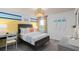 Charming bedroom with a coastal theme and full bed at 2575 Winsome Way, Davenport, FL 33896