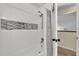 Bathroom with a shower/tub combo and modern tile at 377 River Chase Dr, Orlando, FL 32807